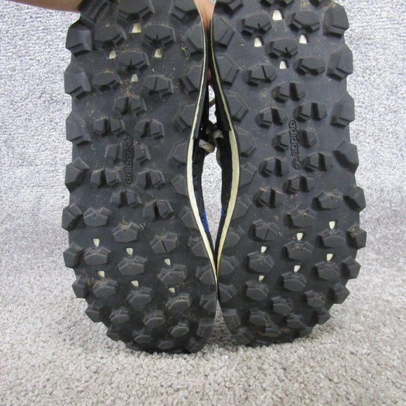 Adidas Nmd Human Race Trail X Pharrell Mens Size 8 Bbc Blue Plaid Ef7387 - Picture 6 of 7